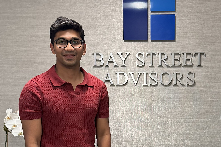 Iftesham Rahman Sami'25 had a busy, but meaningful summer working locally at the Boys & Girls Club and in finance in New York City.