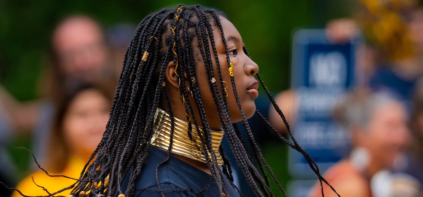 A student dances during Beloiter Days.