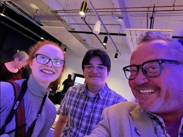 Richard Rose and students