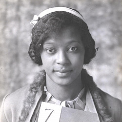 Velma Bell Hamilton's freshman identification photo, 1926