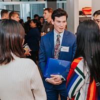 Beloit College students spend a day in Chicago at the annual Econ Day learning and networking with alumni about business opportunities.