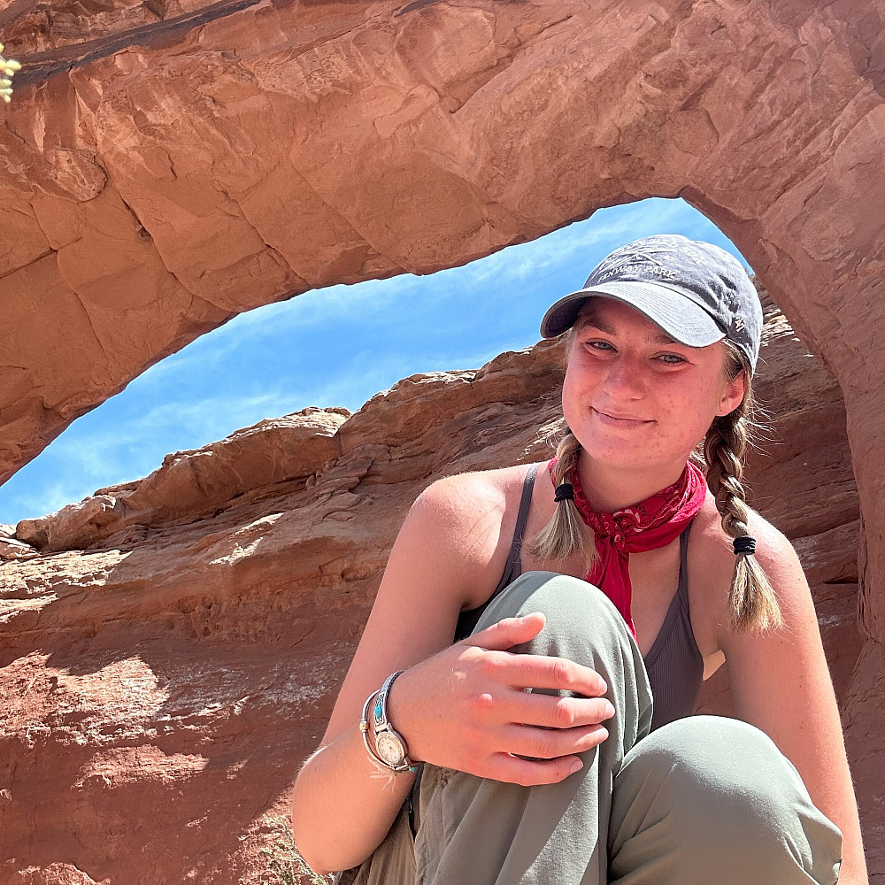 At Arches National Park.