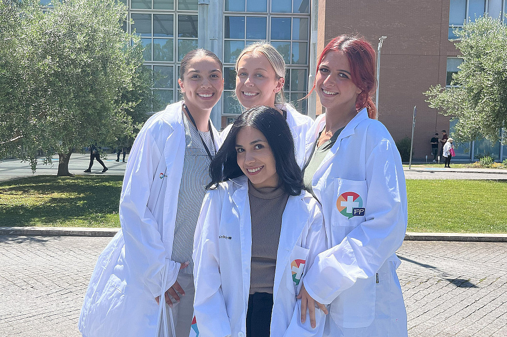 Shadowing doctors in Rome