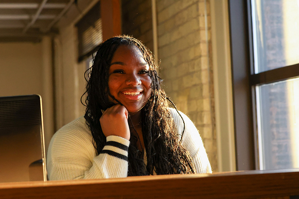 Jada Daniel'23 wants her scholarship to support and give visibility to communities of color.