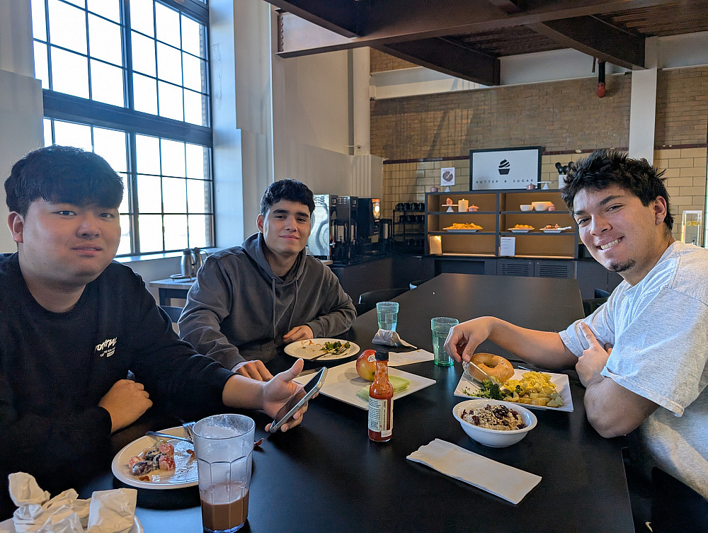 Students have already shared that the new Hamiltons dining space feels open and inviting.
