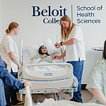 The state-of-the-art Nursing Skills Lab on Beloit’s campus, outfitted through a partnership with the Beloit Health System, will be where Nursing Program students will practice medical skills.