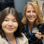 Dariya with her supervisor Ann Forbeck