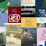 A collection of previous Beloit Fiction Journal covers going back to 1985.