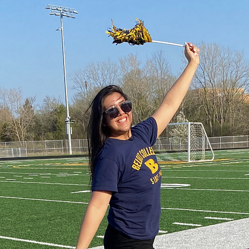 Gisela in her Beloit swag.