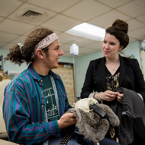 Professors work closely with students designing and creating innovative costumes for the various theatre performances throughout the year...