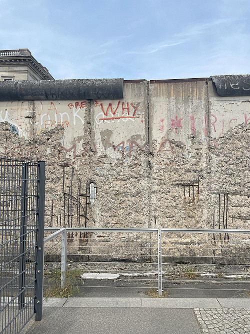 Camille researched the Topography of Terror, then visited the site in Berlin.