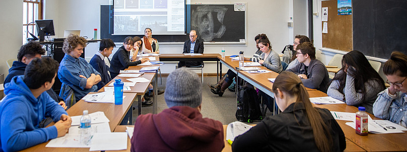 Beloit students get to work closely in the classroom with world renowned scholars during the many residency programs Beloit offers.