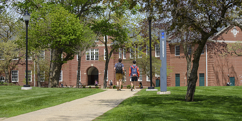 Blue light emergency phones are available across campus.