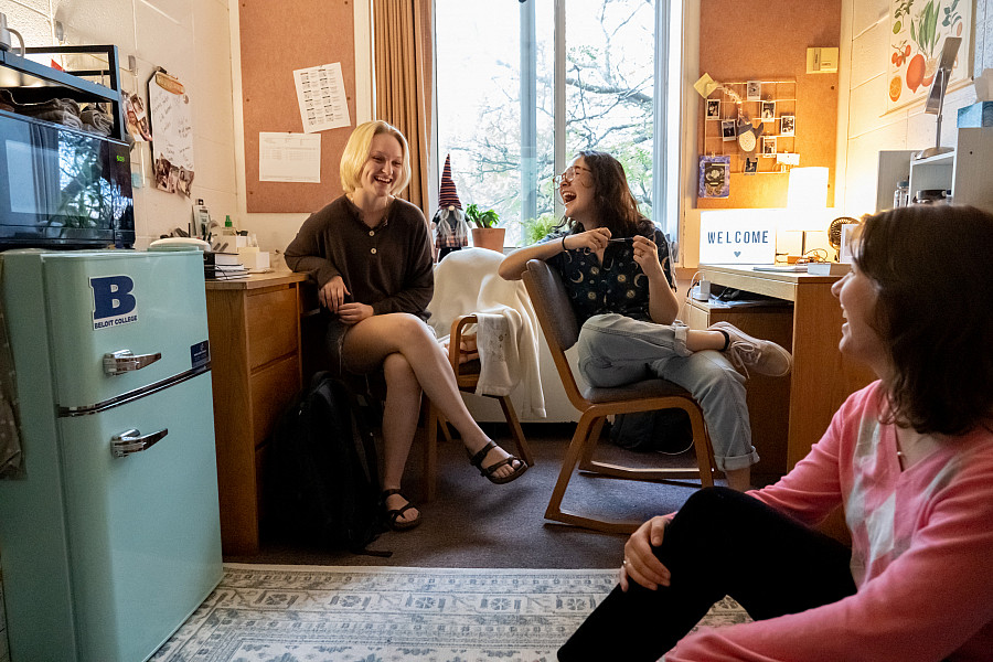 At Beloit, the residence halls are where new friends become like family — and every room feels like home.
