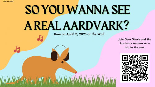 Signage Poster Example: Aardvark Zoo