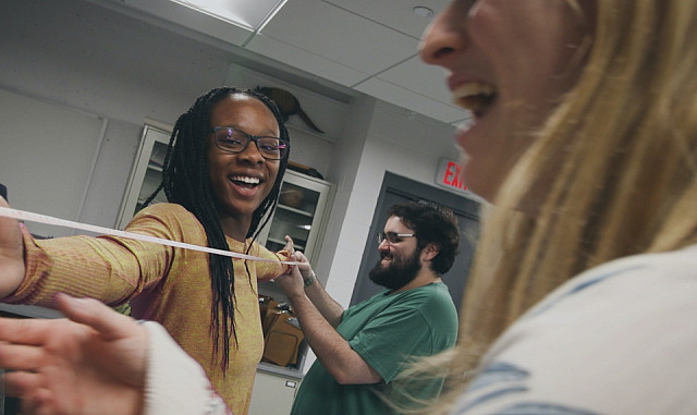 Students in lab