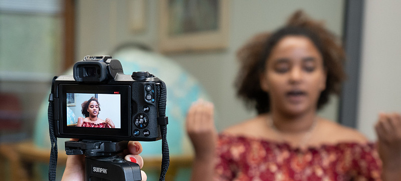 Students can practice interview skills in the Career Works offices.