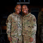 (SrA) Niomee Casey and (SrA) Naomee Casey during the Amistad25 mission.