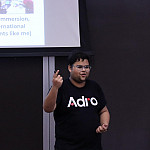 Taman Azad’27 presenting at the Fall 2024 Beloit and Beyond Conference
