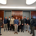    From left to right in the photo: Disha Shende, Ken Conrad, Bam Ramsukh, Madhav Singh, Adam Kuborn, Krisdilynn Mae Strohmayer-Knutson, ...