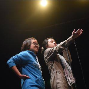 Sydney Mercado coaches Linh Nguyen for the Asian Monologues, a performance developed by Sydney which shows the beaut...