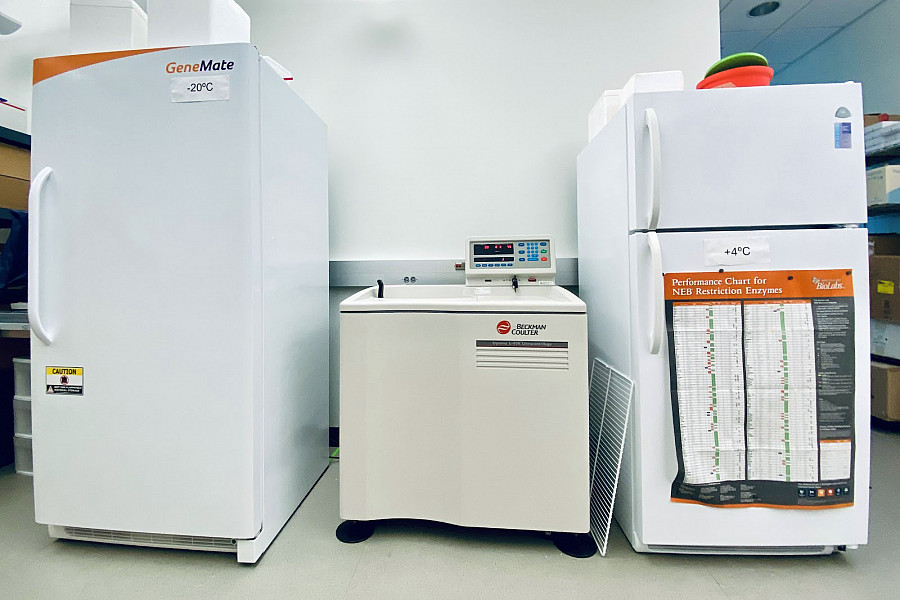 Centrifuges at Beloit College.