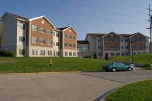 Picture of Moore Townhouse Apartments (outside view).