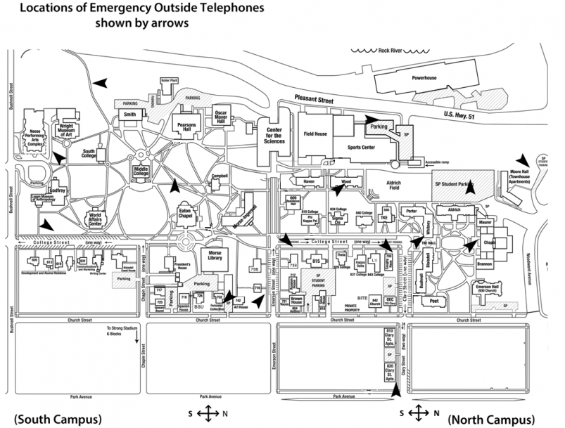 2023 Emergency Phone Map