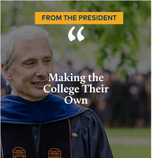 Magazine Homepage: story tagged with presidents letter