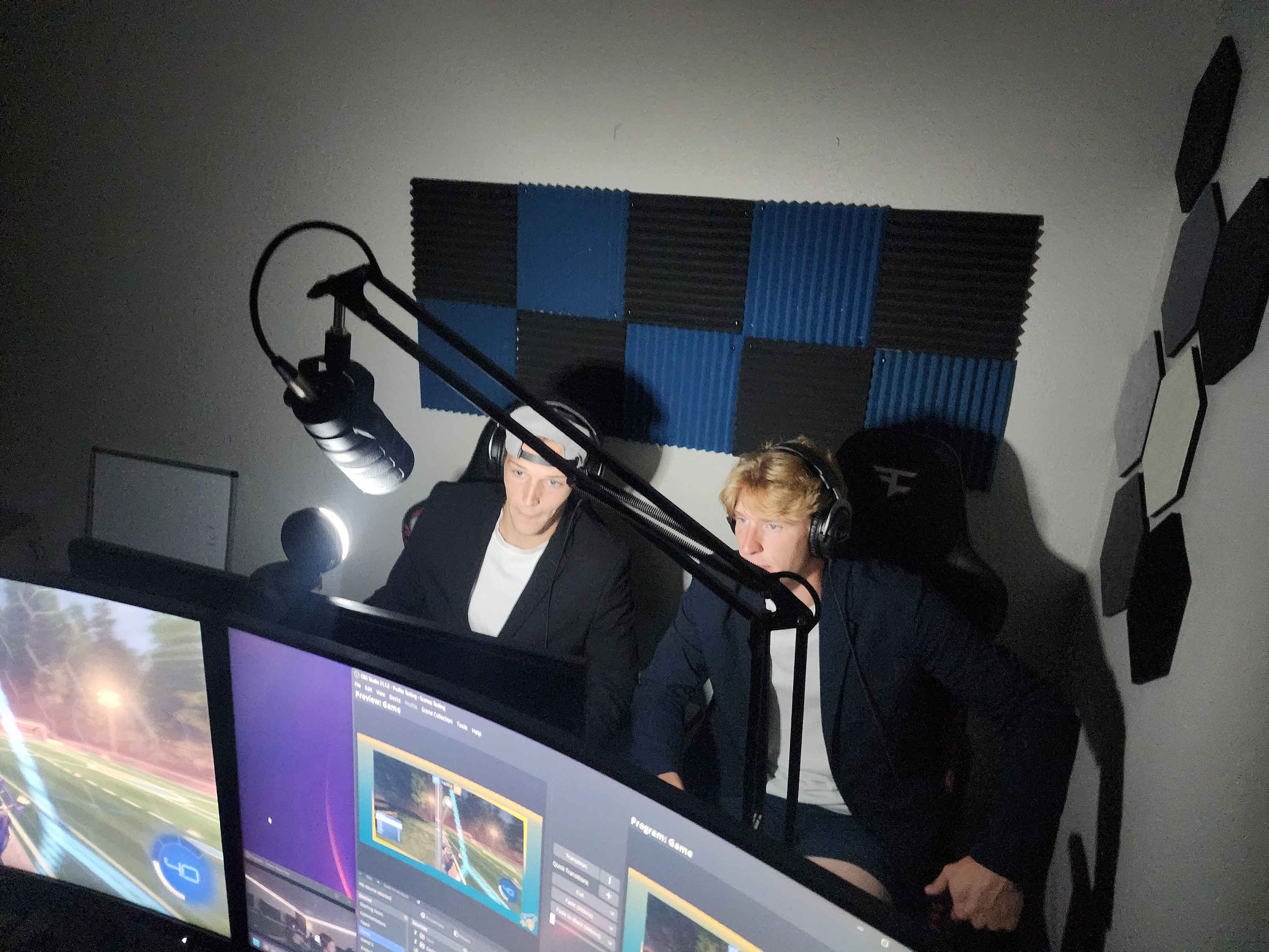 Esports announcers discuss the game.