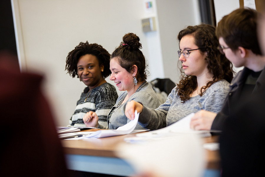 Beloit students get to work closely in the classroom with world renowned scholars during the many residency programs Beloit offers.