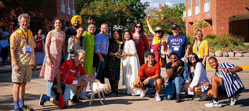Students, families, and alumni at Beloiter Days 2024.
