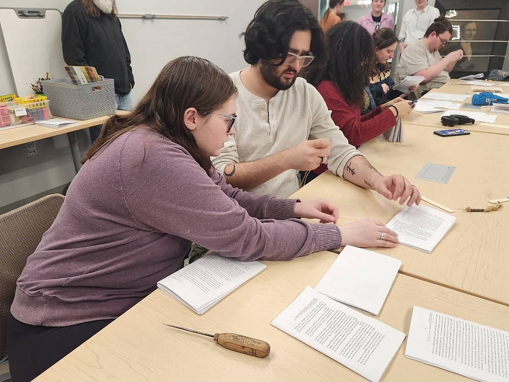 The Living Archive binding event.