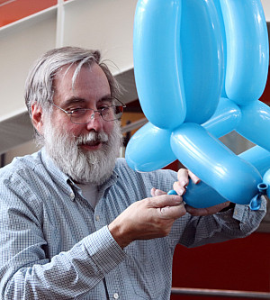 Ballon model of a carbon nanotube