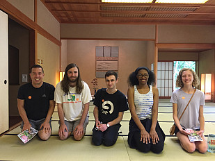 CLS Japanese students at the Anderson Japanese Gardens in Rockford. Excursions enrich the classroom learning
