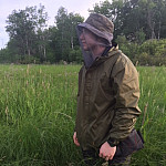 Michael Lafayette ’20 observing in field