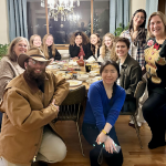 Selected student teachers and EDYS faculty at a dinner celebration in honor of the fall 25 student teachers