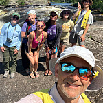 Beloit College students' selfie