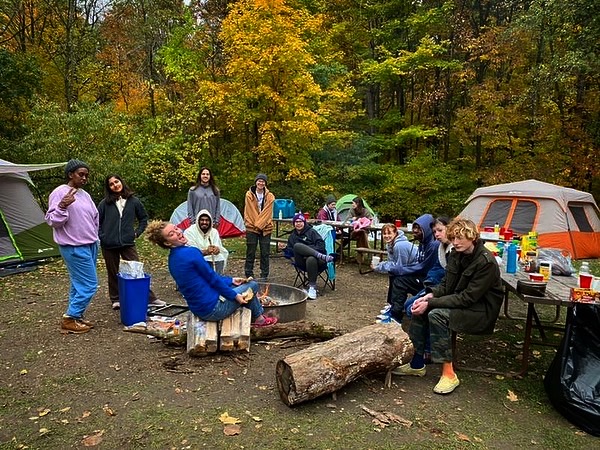 OEC + 2022 fall break camping trip to Kettle Moraine forest.