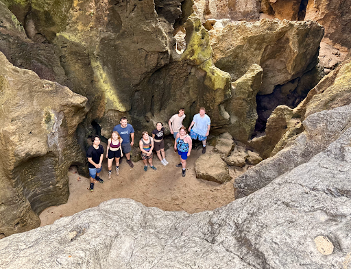 Group photo at Cueva del Indio