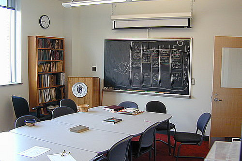 We use the seminar room for Geology Club meetings, for lunch, and for other gatherings.