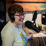 Amelie Lichte interning at Radio Milwaukee