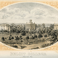Beloit College Campus, circa 1860