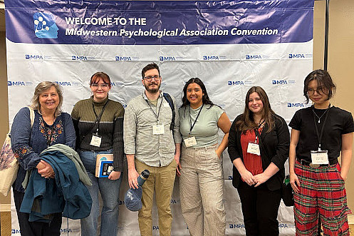 Psychology Faculty and Students at the Midwestern Psychological Association's Annual Meeting, April 2025