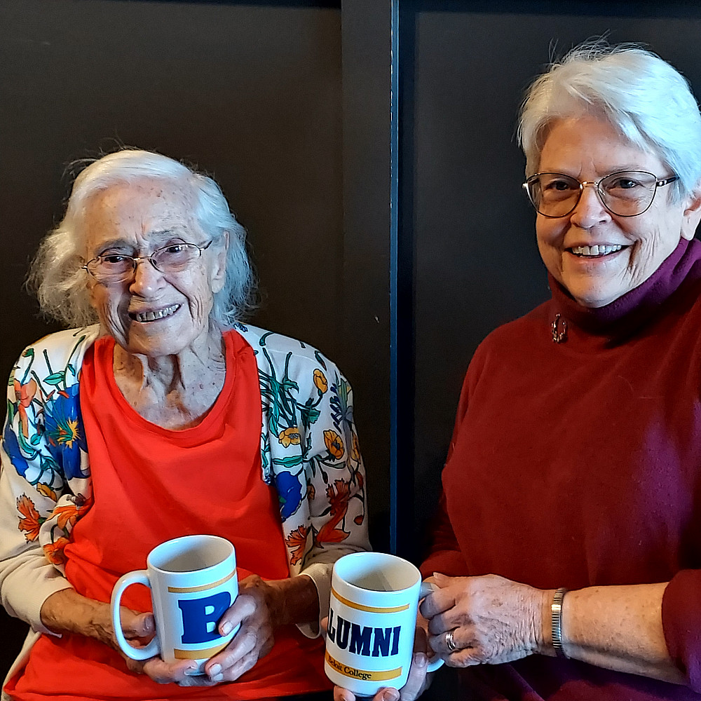 Class Notes - Katherine (Kay) Huffer Hotchkiss '46 and Betsy Tolstedt '75 Katherine (Kay) Huffer Hotchkiss '46 and Betsy Tolstedt '75