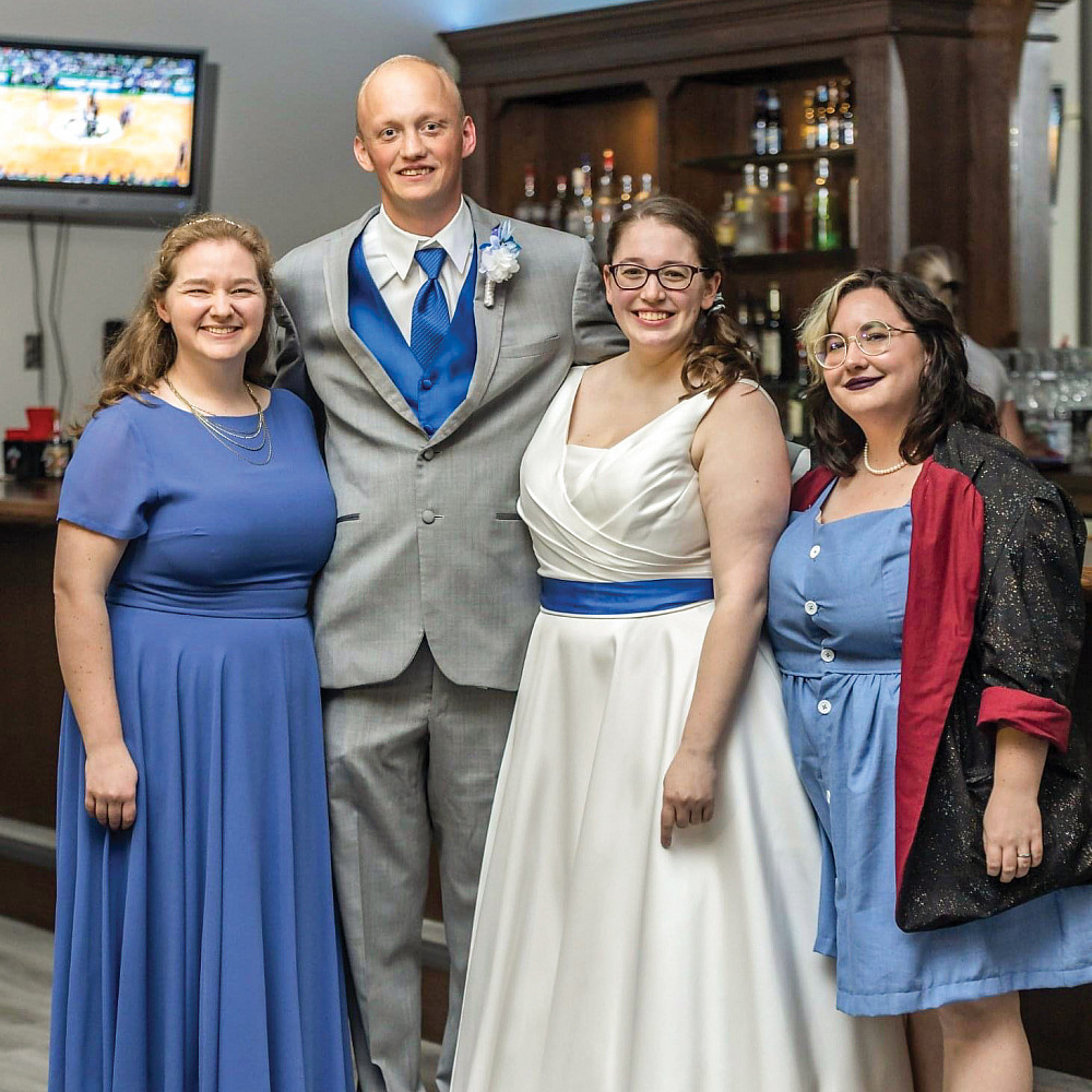 Lori Bork'16 Marriage Lori Bork'16 married Nick McCormack on May 21, 2022. In attendance were Genevieve Dallmeyer'16, left, and Devon Sweeting'16.