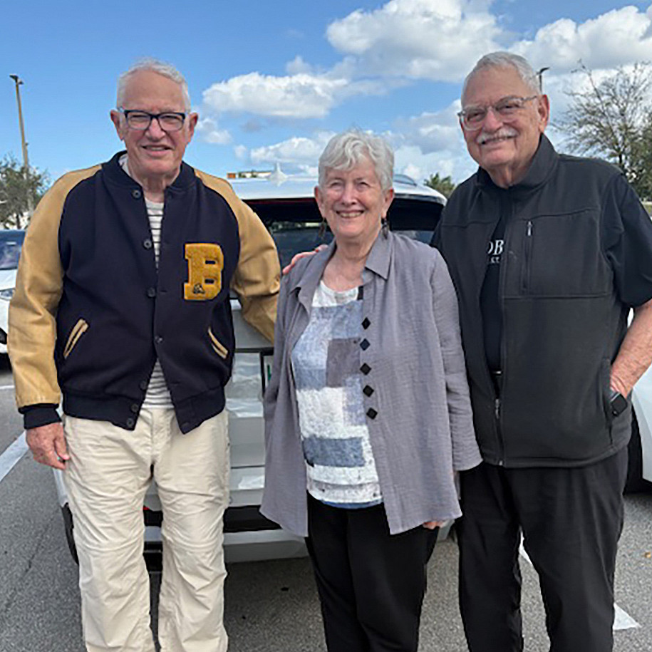Henry Eckstein '65, Polly Surr Wolfe '65, and Michael Wolfe '65