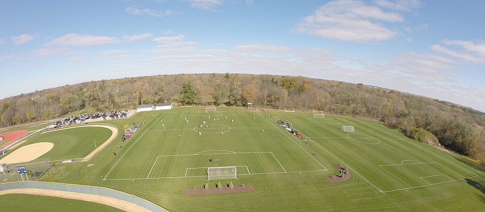 Beloit's soccer fields at the Strong Stadium complex.