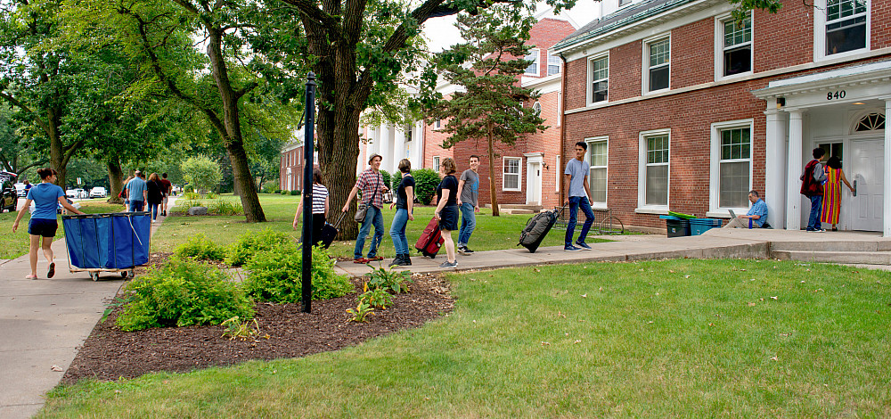 New students moved into their college spaces on Aug. 21, 2017, the day of the Great American Solar Eclipse. The college held a viewing ev...