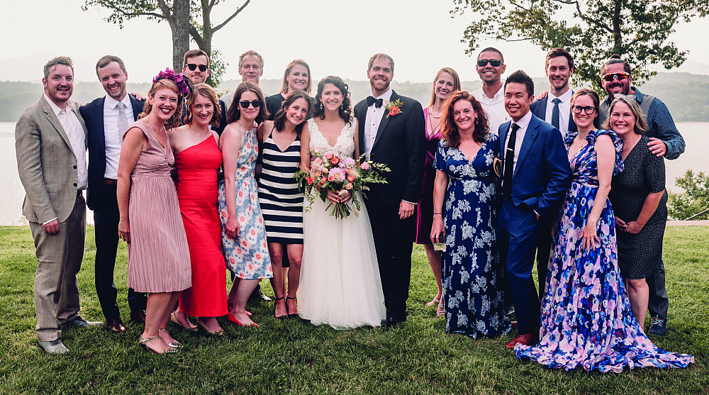Ruth Hamilton'07 Wedding Ruth Hamilton'07 wedding guests, including eleven fellow alumni.